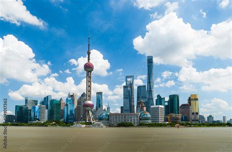 Shanghai Skyline Stock Photo | Adobe Stock