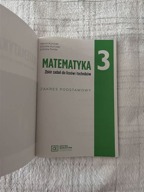 Matematyka Zbi R Zada Do Matematyki Klasa Poziom Podstawowy