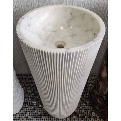 Indo Italian Marble Pedestals Wash Basin At Rs Italian Marble