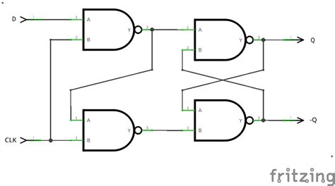 DフリップフロップをTTL NANDゲートで作る meyon s STUDY