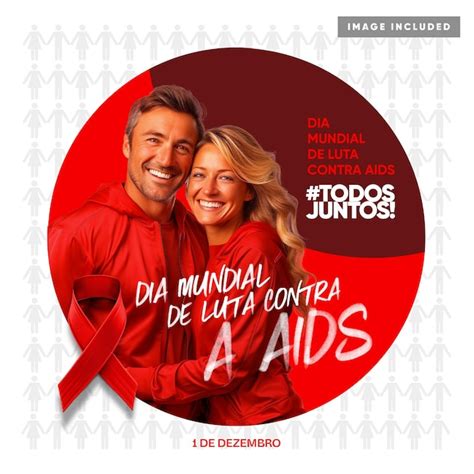 As Redes Sociais Alimentam O Dia Mundial Da Aids Todos Juntos Psd Grátis