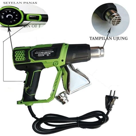 Jual RYU Heat Gun Mesin Blower Panas Blower Hot Gun 250 2000 W Shopee Indonesia