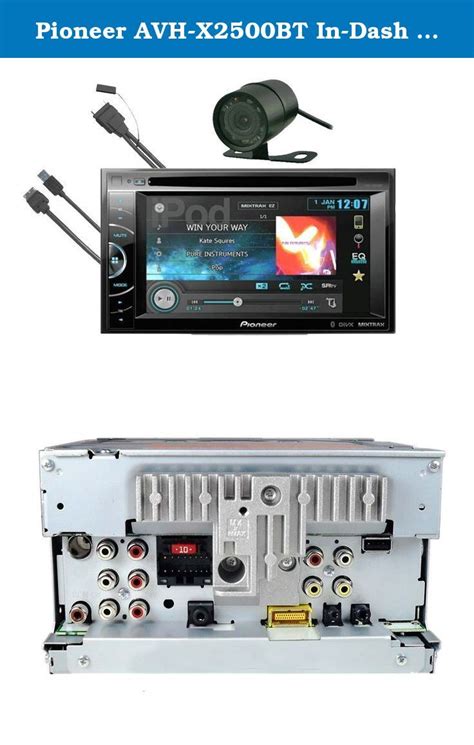 Pioneer Avh X2500bt In Dash 61 Touchscreen Dvdusbmp3 Car Stereo