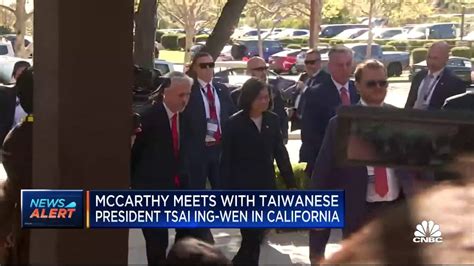 House Speaker Kevin Mccarthy Meets With President Of Taiwan Despite China Threat Youtube