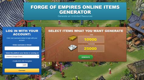 Forge Of Empires Cheats hacks