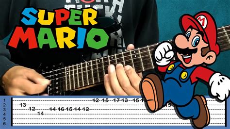 Como Tocar Tema Do Super Mario Bros Na Guitarra Youtube