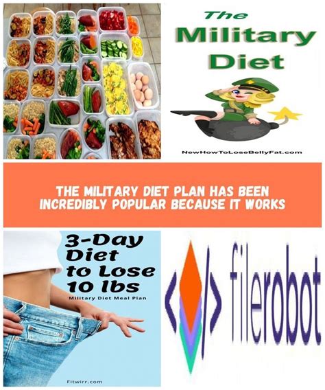 7 Day Military Diet Printable