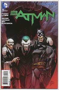 Batman 40 Variant Nm DC NEW 52 1 25 Andy Kubert Joker Endspiel Teil