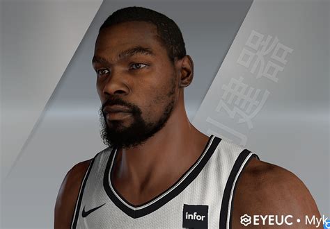 Kevin Durant Cyberface And Body Model V2 By Myk FOR 2K21