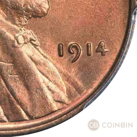 1914 Wheat Penny Values, Key Dates, Errors, & (Price Chart) | CoinBin.com