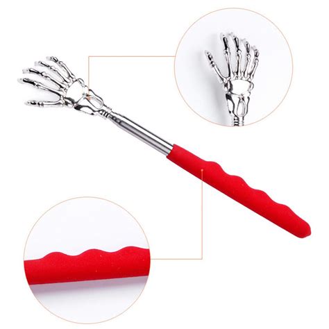 Stainless Steel Back Scratcher Telescopic Itch Massager Relax Tool