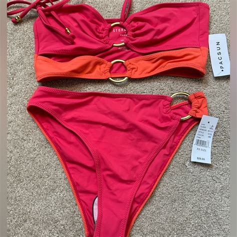 PacSun Swim Pacsun X Storm Reid Two Tone Bikini Set Poshmark