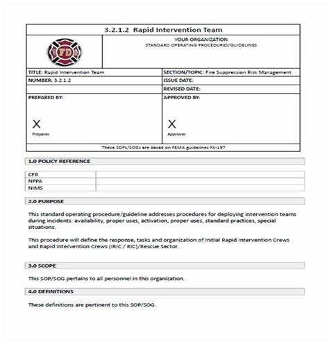 Fire Department Pre Plan Worksheet