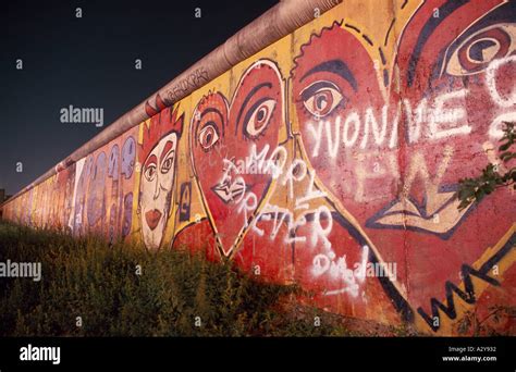 European History. The historical Berlin Wall and graffiti in West ...