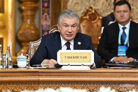 President Of Uzbekistan Shavkat Mirziyoyev Trade And Economic