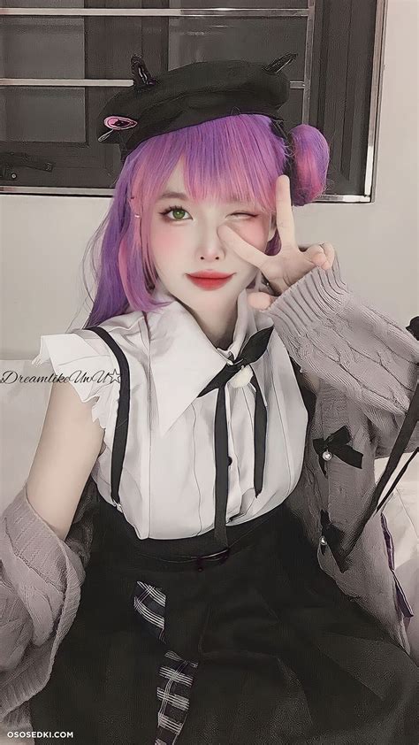 Dreamlikeuwu Tokoyami Towa Hololive Naked Cosplay Asian Photos