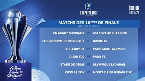 Le Tirage Au Sort Complet Des Es De Finale De La Coupe De France Hot