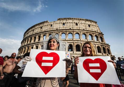 Gay Rights In Italy Improved As Same Sex Civil Union Laws Are Passed Gay Nation