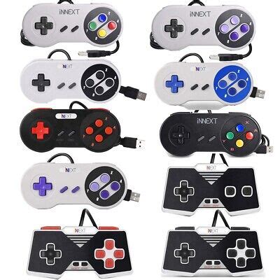 Pack Snes Nes Usb Super Snes Usb Controller Gamepad For Pc Mac