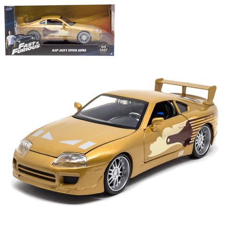 Miniatura De Carro Toyota Supra Slap Jack Velozes E Furiosos Jada Hot