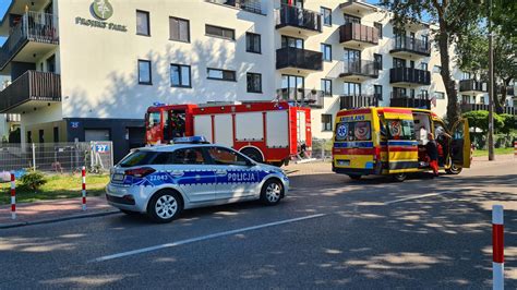 Legionowo Pożar w Projekt Parku przy ulicy Mickiewicza Winny