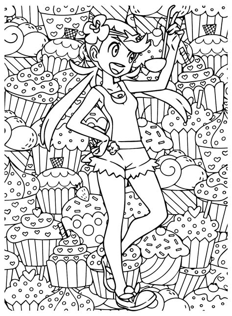 Mallow Pokemon Color Page Free Printable Coloring Pages