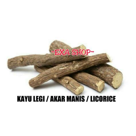 Jual Kayu Legi Akar Manis Licorice 100 Gram Shopee Indonesia