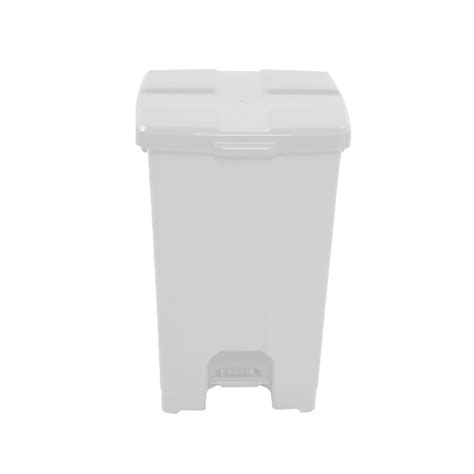 CESTO 60L QUADRADO PEDAL P60B4 BRANCO JSN Manancial Produtos De