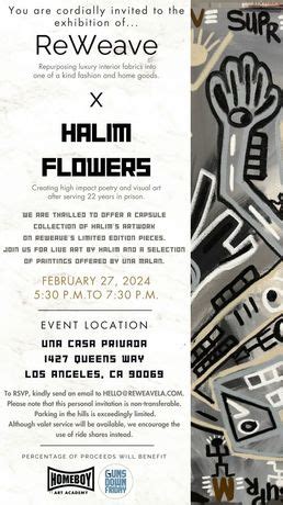 Halim Flowers A Journey From Incarceration To Inspiration Exhibition