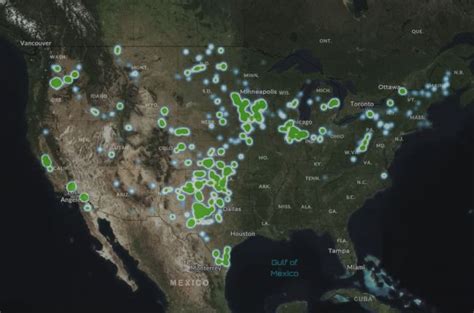 Interactive Map Of Wind Farms In The United States American