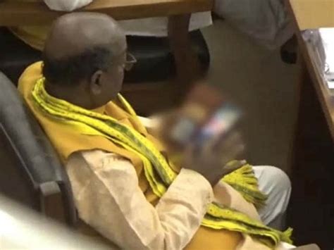 BJP Leader Seen Watching Porn Among Karnataka S Deputy Chief Ministers