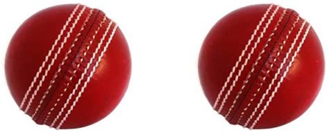 Gls Genuine Leather 4 Piece Cricket Ball Standard Size 55 Pack Of 2