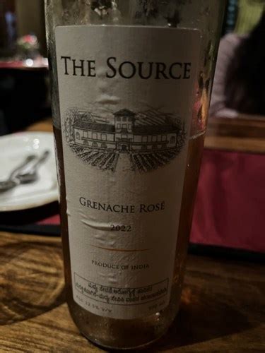 Sula Vineyards The Source Grenache Ros Vivino Us