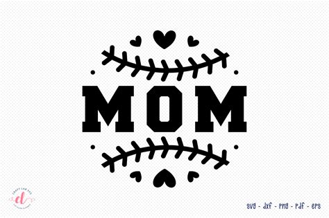 Mom Svg Baseball Mom Svg Baseball Svg Graphic By Craftlabsvg