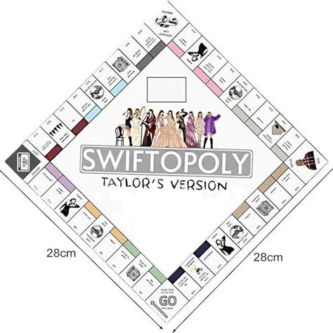 Monopoly Taylor And Swift Board Games Taylor Board Games And Taylor Card