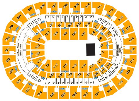 Okc Thunder Arena Seating Chart | Elcho Table