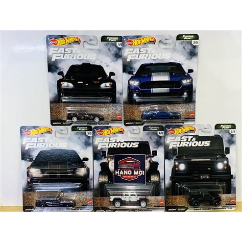 Hobby Store xe mô hình Hot Wheels Premium Fast and Furious Fleet set lẻ Shopee Việt Nam