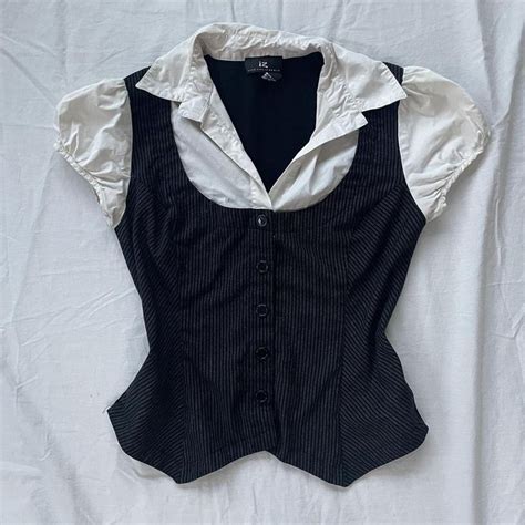 Fairygrunge Waistcoat Vest Blouse Alice Cullen Depop In 2024