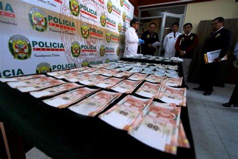 Policía Incauta Más De S 26 Millones De Billetes Falsos Y Detiene A 5 Personas