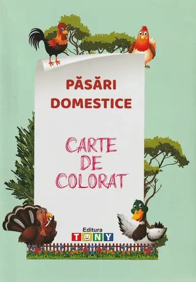 Pasari Domestice Carte De Colorat De Anonim Bookzone