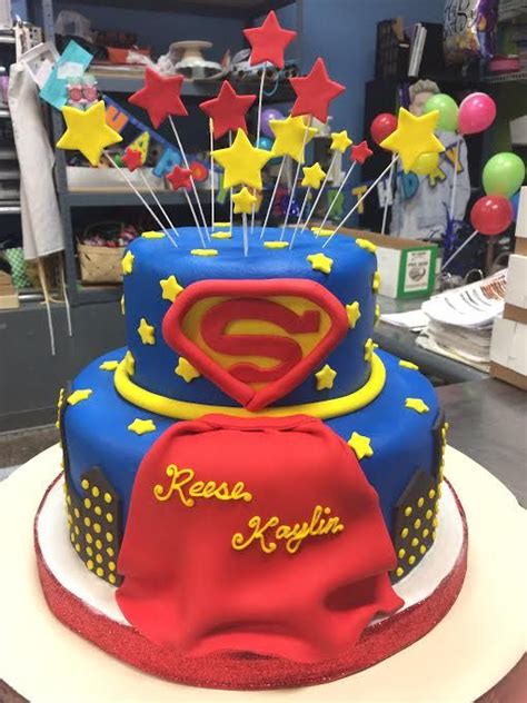 Supergirl Birthday Cake Adrienne And Co Bakery 8th Birthday Cake Bday