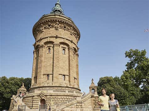 Der Wasserturm, das Wahrzeichen Mannheims