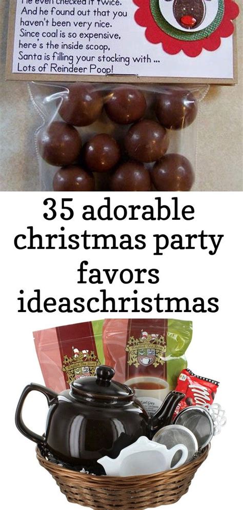 35 Adorable Christmas Party Favors Ideaschristmas Dinner Will Always Be