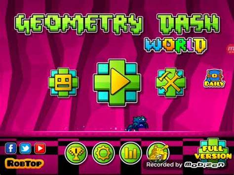 Hack Todos Los Iconos Desbloqueados Geometri Dash World Youtube