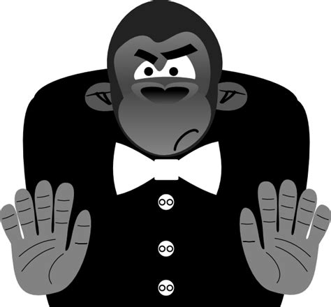 Gorilla Toon Clip Art at Clker.com - vector clip art online, royalty ...