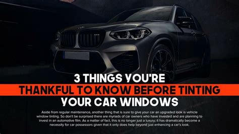 PPT 3 Things You Re Thankful To Know Before Tinting Your Car Windows