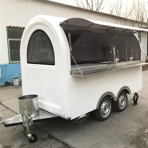 European Community Standard Mobile Kitchen Catering Trailer Juice Beer