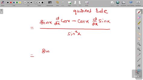 Derive the cotangent derivative formula. | Numerade