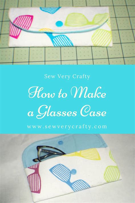 How To Make An Easy Diy Glasses Case