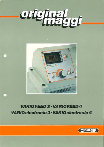 Maggi Variofeed Wood Tec Pedia